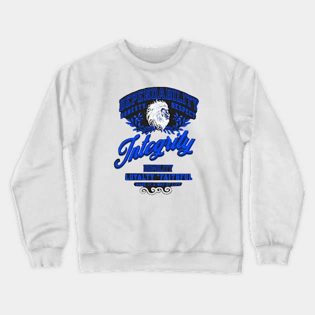 The Lion of Integrity Crewneck Sweatshirt by Salzanos